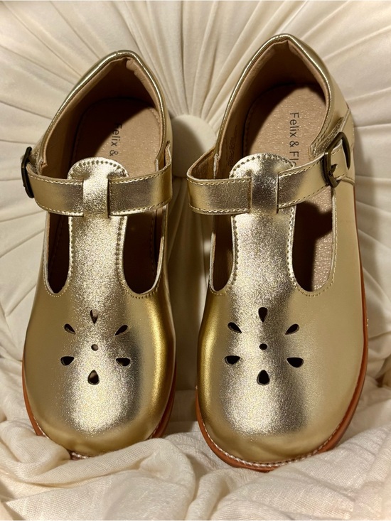 Felix & Flora Other - Felix & Flora Gold Metallic Mary Jane
Shoes | Size 13 | NWOT